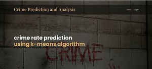 JPML02 - Crime Rate Prediction and Analysis using k-means Clustering Algorithm