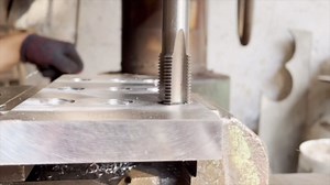 Burkit M14 X 2 Tap and Die Set, M14 x 2.0 Machine Thread Tap and Round Die Right Hand