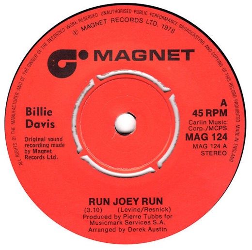 Billie Davis - Run Joey Run