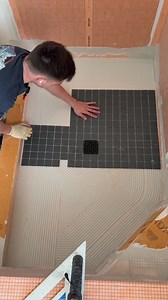 How to Install a Shower Pan and Mosaic Tiles