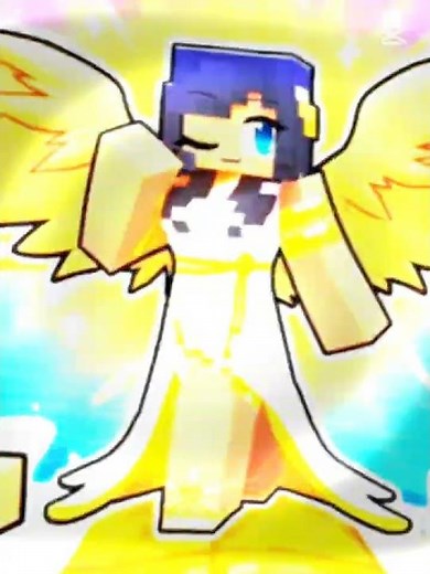APHMAU AS A GOLD GODDESS #edit #aphmau #minecraft 💜💜✨💜✨💜✨💜💜✨✨💛💜✨