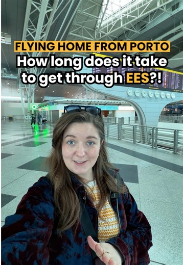 Porto Airport EES Queues: Flying Home