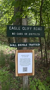 Step onto the Eagle Cliff Trail and experience more than just breathtaking views—experience Mindfulness in Nature. This 1.7-mile loop offers panoramic vistas of the Catskills, striking pitch pine trees, and stunning perspectives of Lake Mohonk, all while inviting you to slow down and be present. ✨ Along the way, QR codes link to audio of guided forest bathing practices by Nina Smiley, Ph.D., Director of Mindfulness Programming. These meditations encourage you to engage your senses, deepen your c