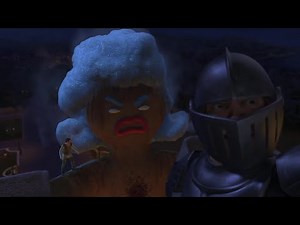 Shrek storming the castle scene (Shrek 2004)