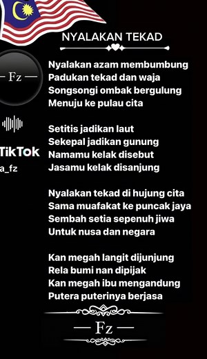 Lagu Patriotik Malaysia: Nyalakan Tekad