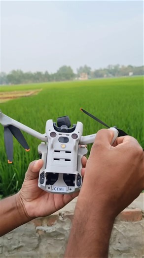 ধানক্ষেতে ড্রোন উড়ানো | গ্রামবাংলা#AerialView #DroneVideo #VillageVibes #Relaxing#djimini4pro #dji