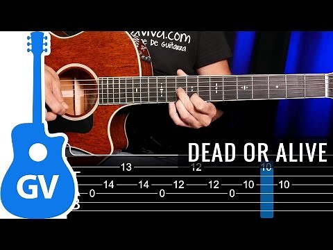 How to play Bon Jovi's Wanted Dead or Alive on acoustic guitar