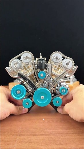 Vortrixe 500+pcs v8 engine model kit #motor #desktopengine #mechanic #engineering #DIYKits