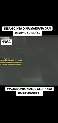Kisah Cinta Dina Mariana dan Richy Ricardo Tahun 1984