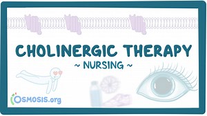 Cholinergic therapy - Overview: Nursing pharmacology: Video, Causes, & Meaning | Osmosis