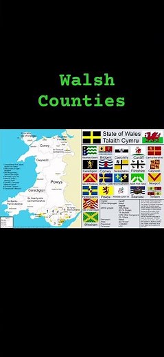Counties of Wales 🏴󠁧󠁢󠁷󠁬󠁳󠁿￼