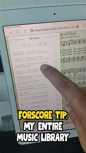 Using forScore on an Old iPad | Day 01