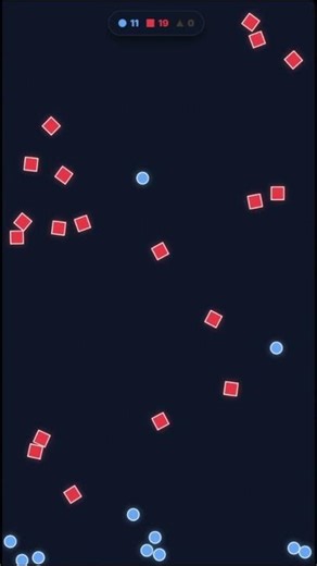 Circle vs Square vs Triangle, who would win? #game #androidgames #simulator