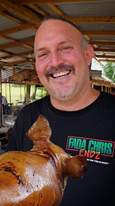 Fada Chris Endz is an Incredible Jamaican chef in Westmoreland, cooking up the BEST pork and chicken around! German influence with traditional Jamaican style 😎👌 #fadachris #jamaica | Ras Kitchen