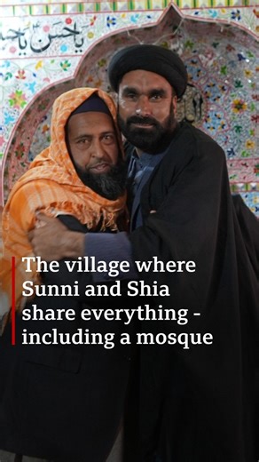 In this village in northwestern Pakistan, Sunni and Shia Muslims share everything - including a mosque. 🎧 What more can be done to bring these two branches of Islam together: https://bbc.in/3FJoY4f | BBC World Service