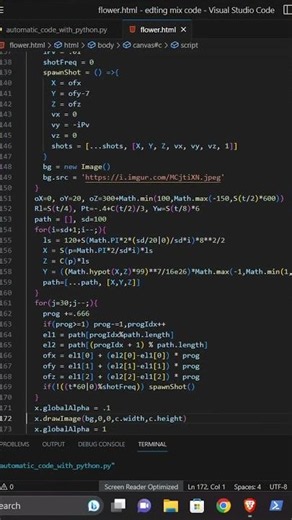 How to Generate 2D/3D Flowers Using Code | Step-by-Step #html #css #js