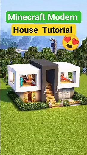 Modern House Build In Minecraft | Easy Tutorial 🫡✨