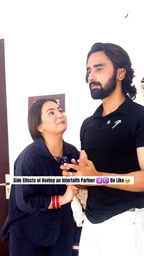 Side Effects of Having an Interfaith Partner 🕉️☪️ Be Like🥹 #shorts #funny #interfaith #hindumuslim