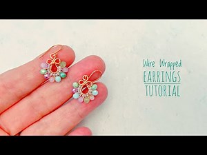 Wire Wrapped Earrings Tutorial - DIY Jewelry For Beginners