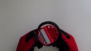 Loto Lockout Tagout Cable Set - Adjustable Steel Cable Lockout Valve Safety Lock BAN-L10-1, Safety Lockout Padlock Keyed Different BAN-201 Red