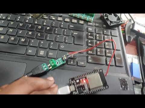 esp32 with voltage sensor. Reading 12v dc #arduino #esp32 #adc #analog #voltage