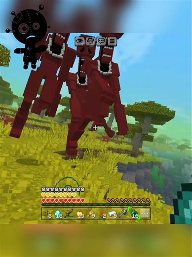 minecraft but How is the alien controlling me? #minecraft #shorts #funny