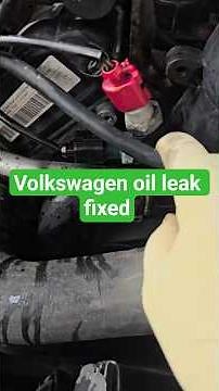 VW oil leak fixed within 5 minutes!