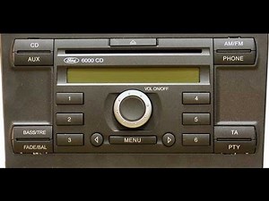 how to remove ford cd6000
