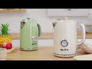 BLITZ Retro Kettle | Vintage Electric Kettle with Fast Boil & Auto Shut-Off