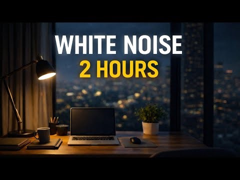 Deep Work White Noise – 2 Hours | No Music, No Distraction | Quiet Focus Studio
