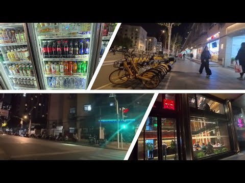 Shanghai Local Life: A Quiet Night Walk Down Linling Road (Xuhui District) Part 1🏮🏙️