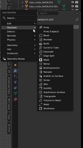 Trick to reduce polygons in #blender #3dprinting