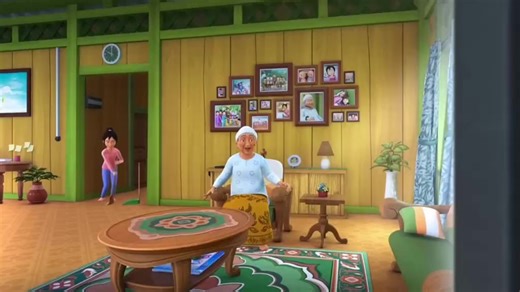 Upin & Ipin Celebrating Hari Lebaran