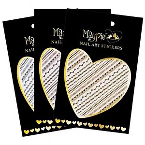 🖤Magpie NAIL ART STICKERS!🖤 🔥HOT OFF THE PRESS🔥 ▪️27 different designs to choose from in multiple colours - SILVER, GOLD, ROSE GOLD, BLACK & WHITE! ▪️Self adhesive ▪️Only £1.75 plus VAT each 🖤NOW ONLINE🖤 🛒www.magpiebeauty.co.uk🛒 #magpienailartstickers #magpienailart #nailartsticker #selfadhesivenailartstickers #magpielove #magpiebeauty #nailgel #nailtech #naildesign #nailgel #gelpolish #gelcolour #acrylicnails #nailinspo #nailart #gelmani #nailideas #instanails #nailartist #nails | Magpi