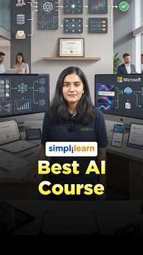 Best AI Courses 2026 | Best AI Course For Beginners | Best AI Certifications | #Shorts #Simplilearn