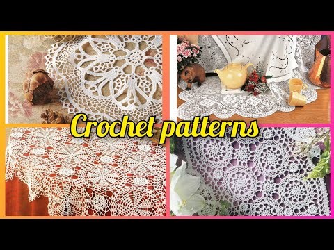Beautiful Crochet Tablecloth Designs | Elegant Handmade Lace Patterns 