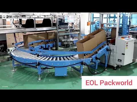 Low cost drop down case packer