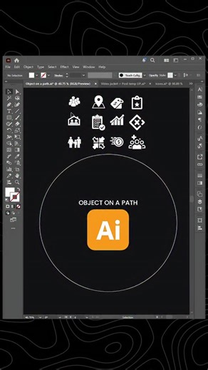 Adobe Illustrator Tips 2026 | Object on a Path in Adobe Illustrator | Learn Creative Follow for more Adobe Illustrator, illustrator tips, illustrator tutorials, illustrator, tips 2026, learn Creative #illustratortips #illustratortipsandtricks #illustratortip #illustrator2026 #learncreative | Learn Creative 2.0