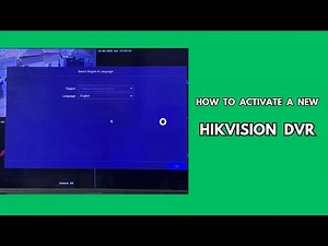 How To Set Up And Activate A New Hikvision DVR || CCTV Tutorial