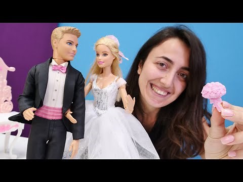 Barbie evleniyor! Sevcan’ın SPA’da Barbie düğününe hazırlıyoruz. Ken ile Barbie oyunu