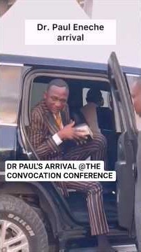 Dr Paul's arrival.#drpauleneche #apostlemichaeloropko #nathanielbassey #christianlife #christianity