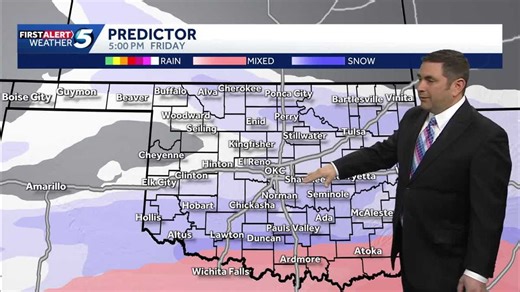 FORECAST: Arctic blast brings snow chances to Oklahoma starting Friday
