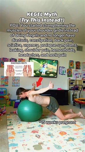 Best Belly & Pelvic Floor Exercises (NOT Kegels!) TRY THIS! #mom #pregnancy #fitness #health #pt