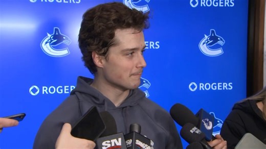 Canucks’ Mueller on NHL debut: ‘Just trying to soak it all in’