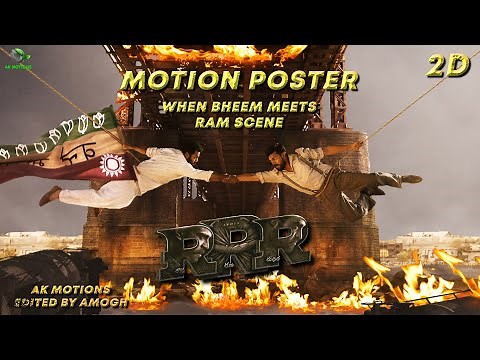 #RRR - Bridge Scene | Bheem Entry Scene | Train Accident Scene | When Bheem Meets Ram | Recreated