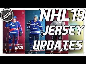 NHL 19 JERSEY UPDATE (DEL, NLA, EBEL) - DEL AKTUELL UND MIT WERBUNG