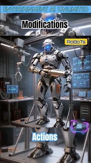 New 3D Cartoon animated 2025 An automated lab for robotics upgrading #entertainment #ai #cinematic