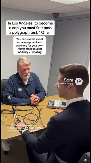 Must pass a polygraph test to become a cop. YOU can use that same technology for your relationship!