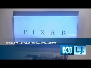 Opening to Lightyear (2022) Australian DVD