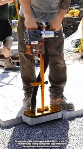 Best Innovation Paver Vacuum Lifting Tool: How to Install Pavers Precisely